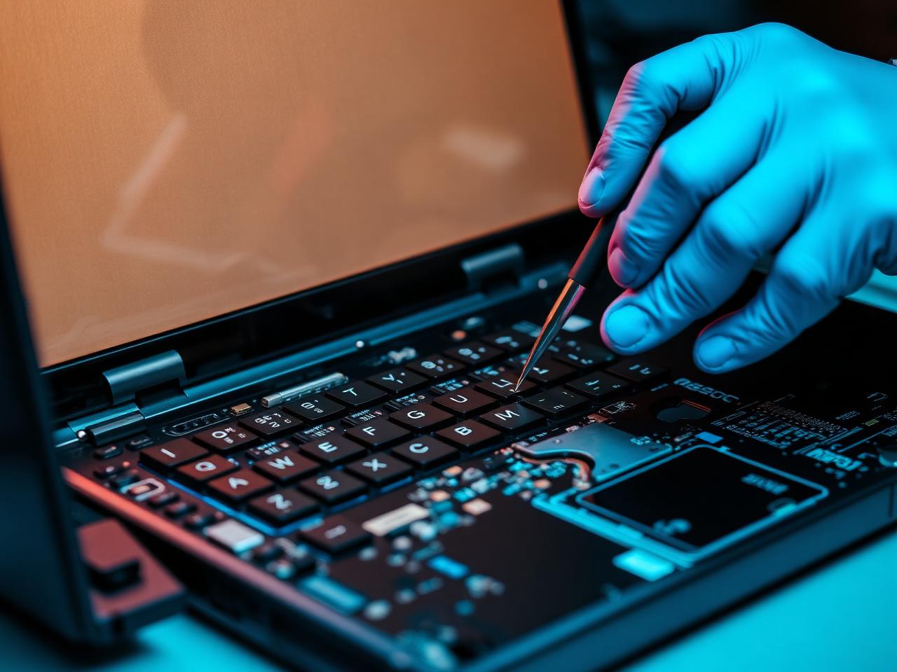Laptop aperto
